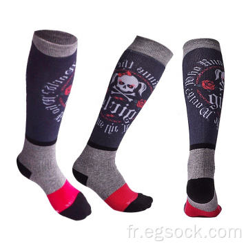 chaussettes de compression de randonnée chaudes d&#39;hiver